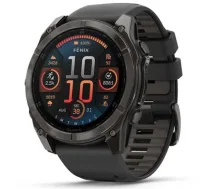 Garmin Fenix 8 3.56 cm (1.4) AMOLED 51 mm Digital 454 x 454 pixels Touchscreen Titanium Wi-Fi GPS (satellite)