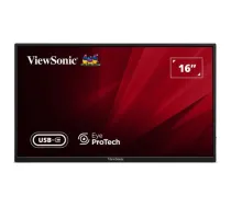 ViewSonic VA1650 16'' Full HD 1920 x 1080 Monitor HDMI USB-C 60Hz