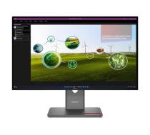 Lenovo ThinkVision P27Q-40 27-inch 2560 x 1440 (2K) IPS Monitor with HDMI and DisplayPort, 120Hz
