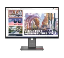 Lenovo ThinkVision P27QD-40 27-inch 2K IPS monitor with HDMI, DisplayPort, USB-C, 120Hz
