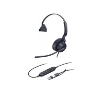 Yealink UH46 Mono Wired Headset, Black