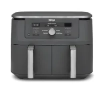 Ninja DZ400EU MAX Double Hot Air Fryer 2.47kW Metal Gray