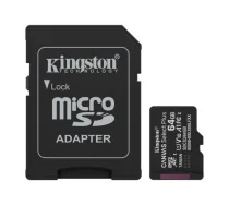 Kingston Canvas Select Plus 64GB microSDXC UHS-I Memory Card, 100MB/s
