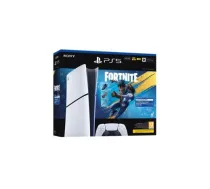 Sony PlayStation 5 Digital Edition - Fortnite Flowering Chaos Bundle 825 Wi-Fi Sort, Hvid