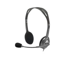 Logitech H111 Stereo Cabled Headphones Black