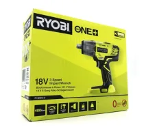 Ryobi One+ R18IW3-0 Impact Wrench No Battery 1/4 Hex Socket, 1/2 Square Drive