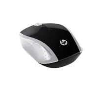 HP 200 Optical Wireless Mouse Black Silver