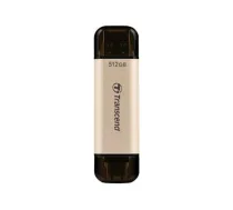 Transcend JetFlash 930C 128GB USB 3.2 Gen 1 / USB-C Gold Flash Drive