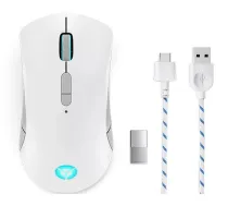 Lenovo Legion M600 Gaming Mouse Optical Wireless Cable Gray White