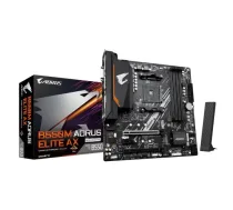 Mainboard GIGABYTE AMD B550 Socket AM4 micro ATX RAM DDR4-SDRAM 4xSlots Wi-Fi Yes Bluetooth Yes 2xNumber of M.2 (M) slots B550M AORUS ELITE AX (REV