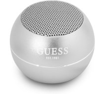 Guess Mini Bluetooth Speaker 3W 4H Silver (T-MLX49744)