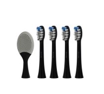 Lovio LVTB124BK-HM SonicProtect PRO Toothbrush Heads Medium Black (T-MLX58539)