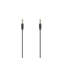Hama 00205263 Audio Cable, 3.5mm Jack Plug - 3m Ultra-thin Stereo Plug, Gold-Plated (00205263)