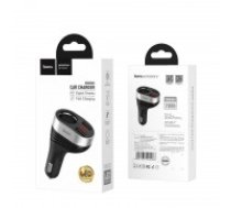 Car charger HOCO Z29 Regal Dual USB (5V 2.4A) black