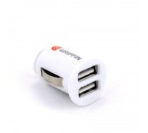 Car charger GRIFFIN with USB connector (2xUSB 1A) white