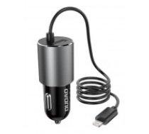 Car charger Dudao (R5Pro) + "lightning" (1xUSB; 5V 3.4A) black