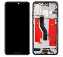 LCD screen Huawei P20 PRO with touch screen and home button with frame Black OLED