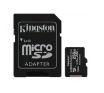 Memory card Kingston Canvas Select Plus MicroSD 256GB (class10 UHS-I 100MB/S) + SD Adapter