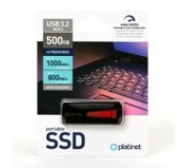 USB memory drive SSD Platinet USB 500GB (USB 3.2; R/W 1053/890 MB/s)