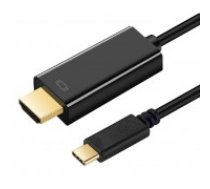 USB cable Type-C to HDMI (4K 30Hz) 1.8M black