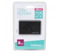 Card reader Omega (OUCR33IN1) (microSDHC,SDHC,SDXC USB 3.0) black