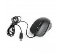 Mouse Omega OM441BC optical USB-C, black pearl
