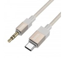 Audio adapter HOCO (UPA32B) USB-C to 3,5mm(p) gold (1M)