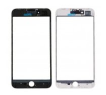LCD stikls Apple iPhone 8 Plus ar rāmi un OCA balts V3