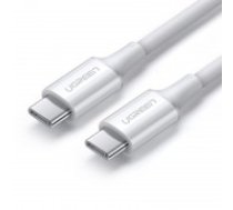 USB kabelis Ugreen US300 USB-C to USB-C 5A 100W 1.5m balts