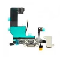 Flex for iPhone 5S for audio and charging connector with microphone white ORG