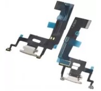 Flex for iPhone XR for charging connector with microphone White ORG