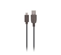 Maxlife kabelis USB - USB-C 1,0 m 2A melns