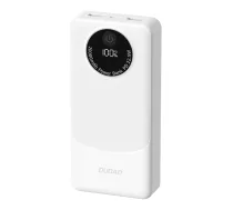 Dudao K12Pro 22.5W PD 20000mAh portatīvais lādētājs ar USB-A un USB-C pieslēgvietām – balts
