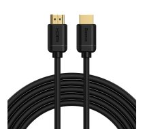 Baseus 2x HDMI 2.0 kabelis 4K 60Hz, 5 m, melns