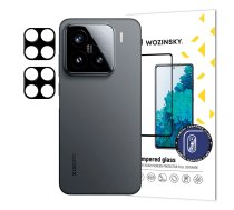 Wozinsky pilns kameras stikls rūdītais stikls Xiaomi Redmi Note 14S, 2 komplekts