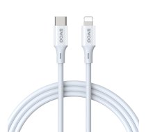 BWOO kabelis USB-C - Lightning 2m 27W ABS + TPE balts
