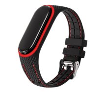 Elastomēra siksniņa LIFESTYLE XIAOMI Mi Band 5 / 6 melns (04)