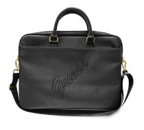 Guess Saffiano Script soma klēpjdatoram 16 collu - melna