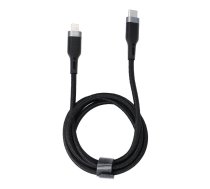WiWU - Platinum sērijas datu kabelis Wi-C013 USB C uz Lightning 30W 1,2m - melns