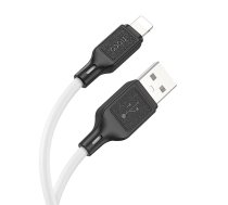 Kabelis USB-A uz Lightning Hoco 2,4A 1 m X90 balts