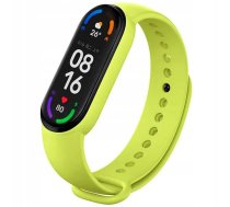 Silikona siksniņa XIAOMI Mi Band 5 / 6 / 7 zaļa (05)