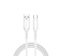 WiWU - Starlink sērijas datu kabelis Wi-C001 USB A uz USB C 2,4A - balts