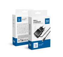 BLUE STAR lādētājs ceļojumiem 2A 10W ar Micro USB kabeli TFK-TC-1100B melns
