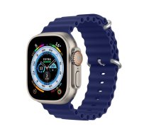DUX DUCIS siksniņa OCEAN WAVE silikona Apple Watch 38 / 40 / 41 mm zila