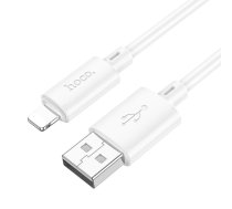 Kabelis USB A uz Lightning Hoco 2,4A 1 m X88 balts