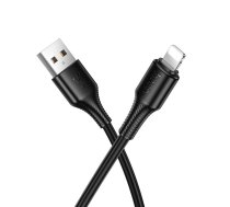 Kabelis (m) USB-A uz Lightning Hoco 2,4A 1 m X120 - melns