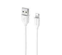 Borofone kabelis BX19 Benefit - USB to Lightning - 2,4A 1 metras balts