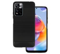 Aizmugurējais viedtālruņa apvalks CARBON XIAOMI REDMI NOTE 11 PRO PLUS 5G melns