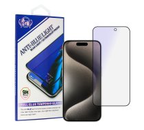 Aizsargstikls grūdīts ar anti-zilās gaismas filtru un pilnu līmējumu, paredzēts Xiaomi Redmi Note 11 5G/Note 11S 5G/Poco M4 Pro