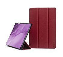 Futrālis Reach Smart Leather Lenovo Tab M10 Plus 3rd Gen TB125FU/TB128FU/TB128XU 10.6 bordo krāsā